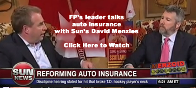 Freedom Party's Paul McKeever on Menzoid Mornings re: Auto Insurance in Ontario 
